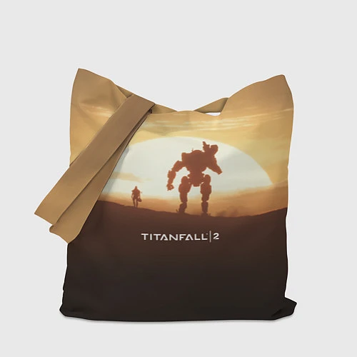 Сумка-шоппер Titanfall 2: Sunrise / 3D-принт – фото 1