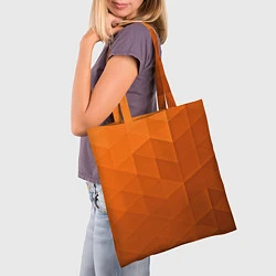 Сумка-шопер Orange abstraction, цвет: 3D-принт — фото 2