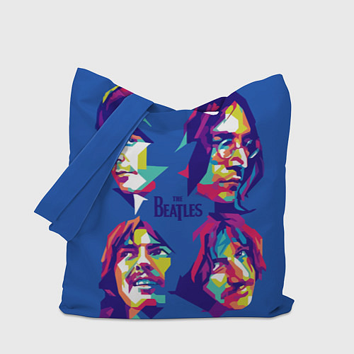 Сумка-шоппер The Beatles: Faces / 3D-принт – фото 1