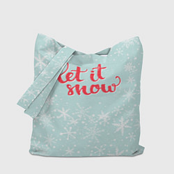 Сумка-шоппер Let it snow