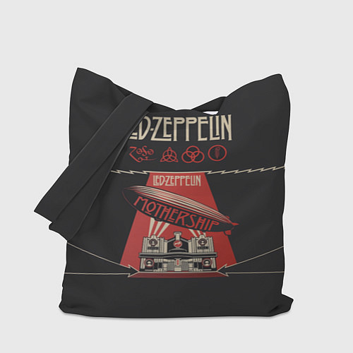 Сумка-шоппер Led Zeppelin: Mothership / 3D-принт – фото 1