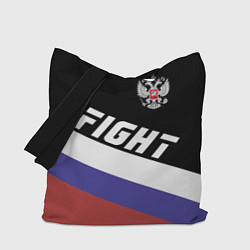 Сумка-шопер Fight Russia, цвет: 3D-принт