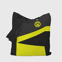 Сумка-шопер FC Borussia: Sport Geometry, цвет: 3D-принт