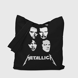 Сумка-шопер Metallica - rock band, цвет: 3D-принт