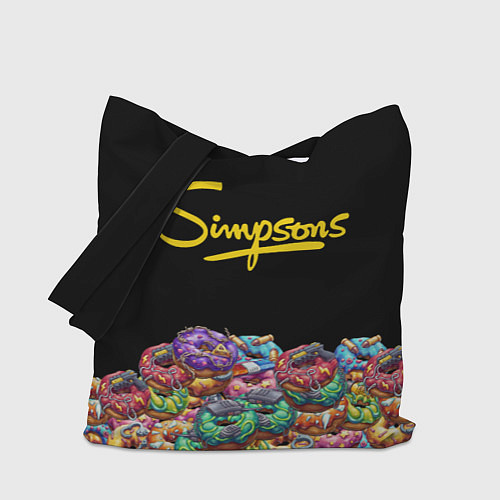 Сумка-шоппер Simpsons Donuts / 3D-принт – фото 1