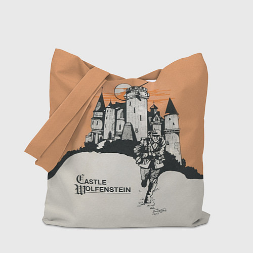 Сумка-шоппер Castle Wolfenstein / 3D-принт – фото 1