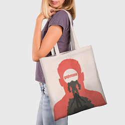 Сумка-шопер Wolfenstein Shadows, цвет: 3D-принт — фото 2