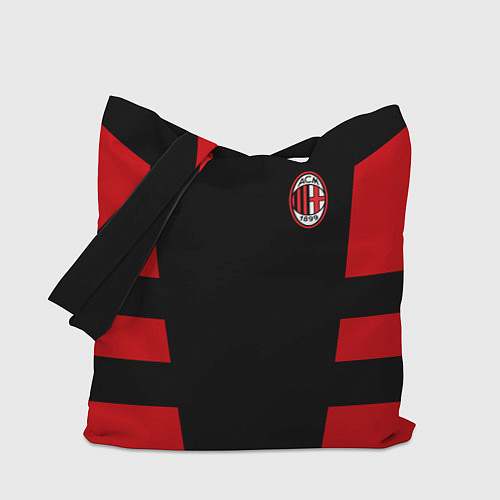 Сумка-шоппер АC Milan: Black Sport / 3D-принт – фото 1