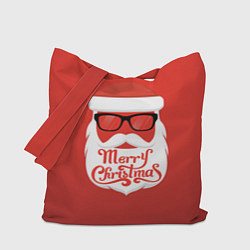 Сумка-шопер Santa: Merry Christmas, цвет: 3D-принт