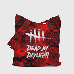 Сумка-шопер Dead by Daylight, цвет: 3D-принт