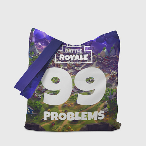 Сумка-шоппер Fortnite: 99 Problems / 3D-принт – фото 1