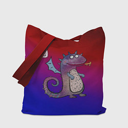 Сумка-шоппер Неоновый год дракона