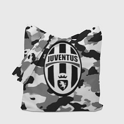 Сумка-шопер FC Juventus: Camouflage, цвет: 3D-принт