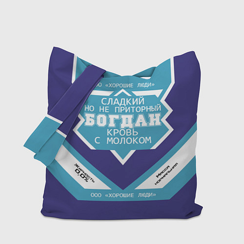 Сумка-шоппер Богдан сладкий / 3D-принт – фото 1