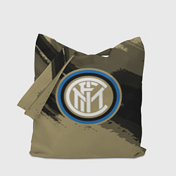 Сумка-шопер FC Inter: Dark Sport, цвет: 3D-принт