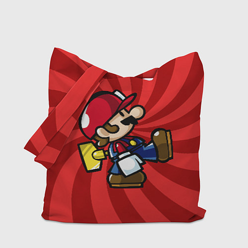 Сумка-шоппер Super Mario: Red Illusion / 3D-принт – фото 1