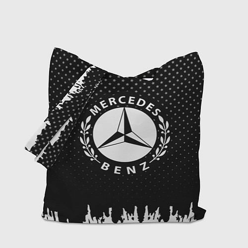 Сумка-шоппер Mercedes-Benz: Black Side / 3D-принт – фото 1