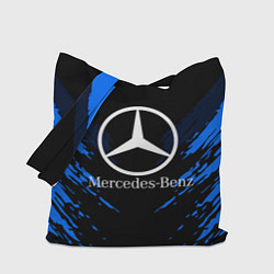 Сумка-шопер Mercedes-Benz: Blue Anger, цвет: 3D-принт