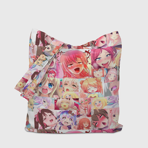 Сумка-шоппер Ahegao / 3D-принт – фото 1