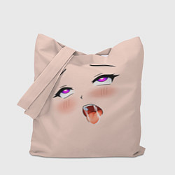 Сумка-шопер Ahegao Face, цвет: 3D-принт