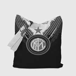 Сумка-шопер FC Inter: Black Style, цвет: 3D-принт