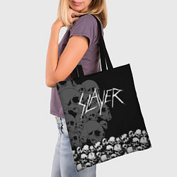 Сумка-шопер Slayer: Dark Skulls, цвет: 3D-принт — фото 2