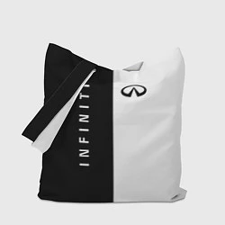 Сумка-шопер Infiniti: Black & White, цвет: 3D-принт