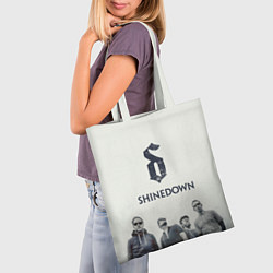 Сумка-шопер Shinedown Band, цвет: 3D-принт — фото 2