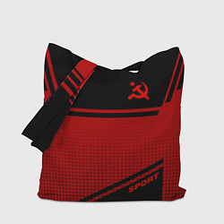 Сумка-шопер USSR: Black Sport, цвет: 3D-принт