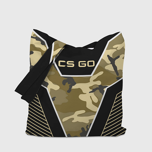 Сумка-шоппер CS:GO Khaki Camo / 3D-принт – фото 1