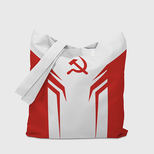 Сумка-шоппер СССР воин / 3D-принт – фото 1