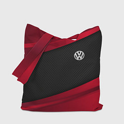 Сумка-шопер Volkswagen: Red Sport, цвет: 3D-принт