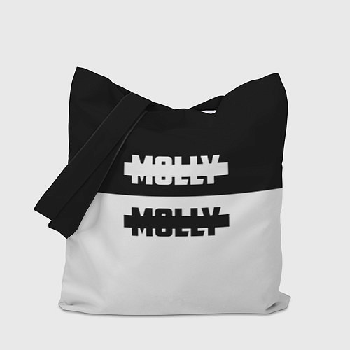 Сумка-шоппер Molly: Black & White / 3D-принт – фото 1