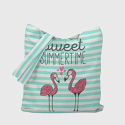 Сумка-шоппер Sweet Summer Flamingo