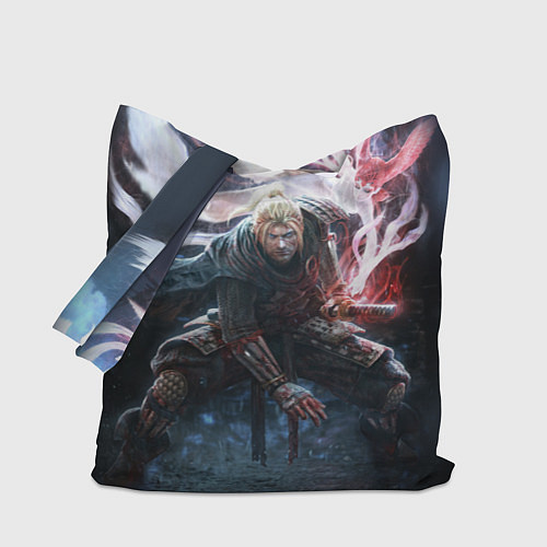 Сумка-шоппер Японский ниндзя / 3D-принт – фото 1