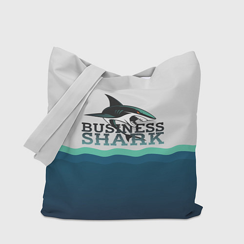 Сумка-шоппер Business Shark / 3D-принт – фото 1