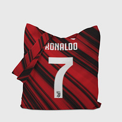 Сумка-шопер Ronaldo 7: Red Sport, цвет: 3D-принт