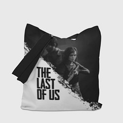 Сумка-шопер The Last of Us: White & Black, цвет: 3D-принт
