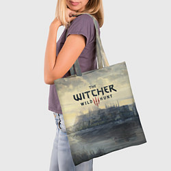 Сумка-шопер The Witcher 3: Wild Hunt, цвет: 3D-принт — фото 2