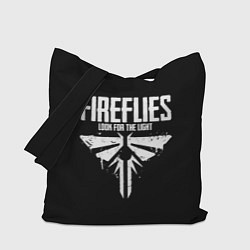 Сумка-шопер Fireflies: White Logo, цвет: 3D-принт