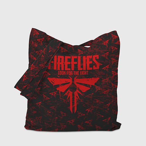 Сумка-шоппер Fireflies: Red Logo / 3D-принт – фото 1