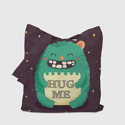 Сумка-шоппер Monster: Hug me / 3D-принт – фото 1