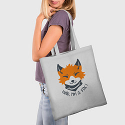 Сумка-шопер Hello Fox, цвет: 3D-принт — фото 2