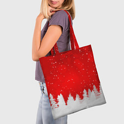 Сумка-шопер Christmas pattern, цвет: 3D-принт — фото 2
