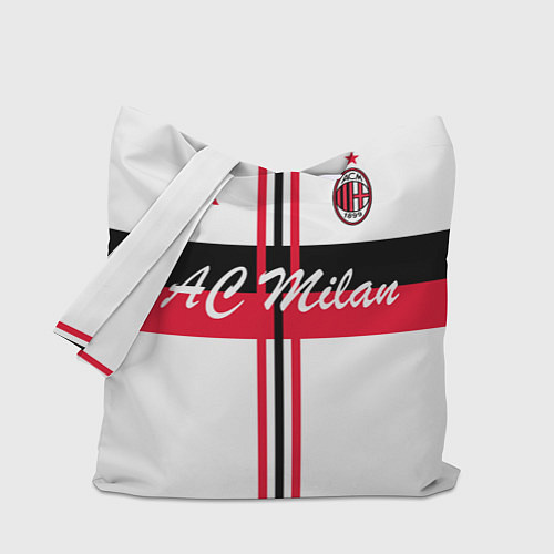 Сумка-шоппер AC Milan: White Form / 3D-принт – фото 1