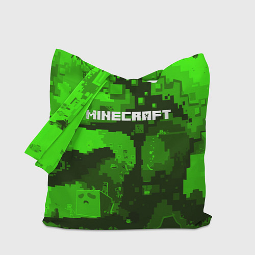 Сумка-шоппер Minecraft: Green World / 3D-принт – фото 1