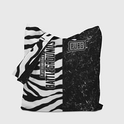 Сумка-шопер PUBG: Zebras Lifestyle, цвет: 3D-принт