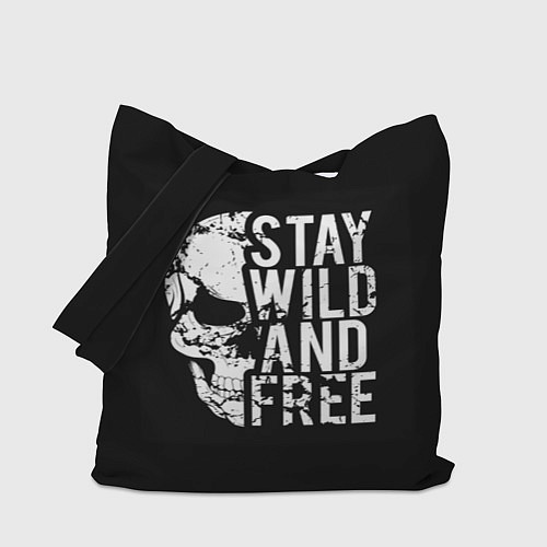 Сумка-шоппер Stay wild and free / 3D-принт – фото 1