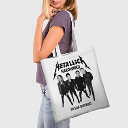 Сумка-шопер Metallica: Hardwired, цвет: 3D-принт — фото 2