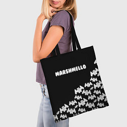 Сумка-шопер Marshmello: Dark Side, цвет: 3D-принт — фото 2